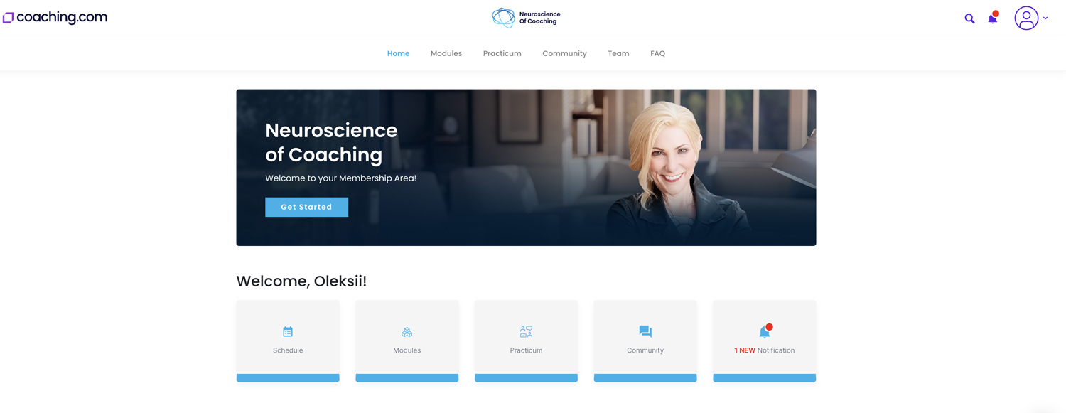 Login - Neuroscience of Coaching Membership Area